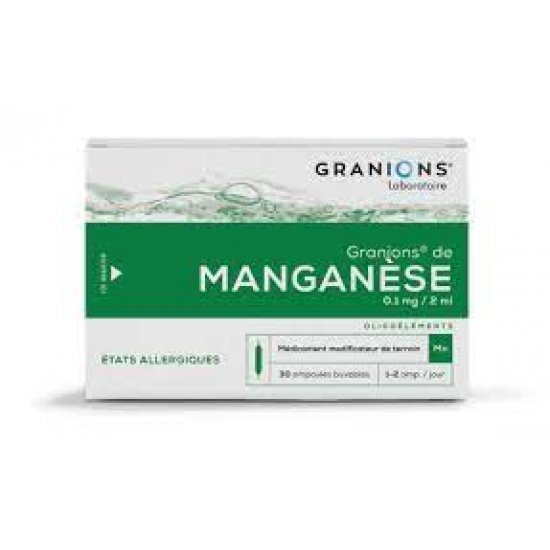 Granions  MANGANESO 28 ampollas