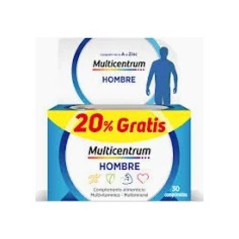 Multicentrum hombre 30 comprimidos Multicentrum hombre 30 comprimidos