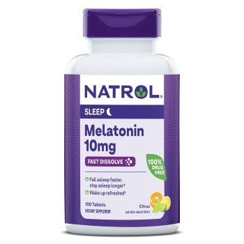 Melatonina Natrol 10 mgr Fast Dissolver sabor citricos 100 cp Melatonina Natrol 10 mgr Fast Dissolver sabor citricos 100 cp
