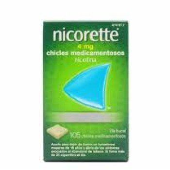 Nicorette 4 mgr 105 chicles