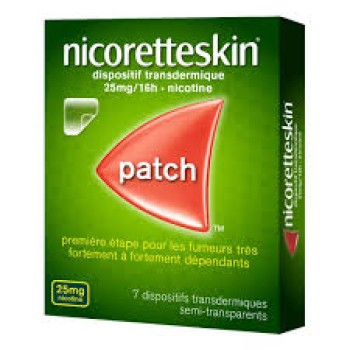 NicoretteSkin  25 mgr /16 horas 28 parches de nicotina 