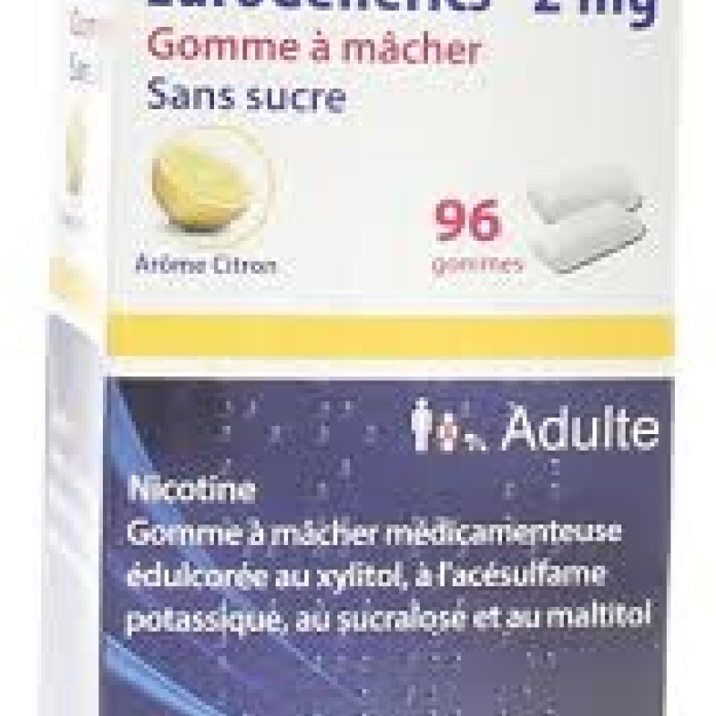 Nicotine EG  2 mg. lemon 96 Sugar-Free Gum