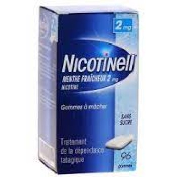 Nicotinell 2 mgr 96 chicles de menta sin azúcar