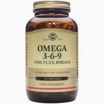 Solgar Omega 3-6-9, 60 cápsulas