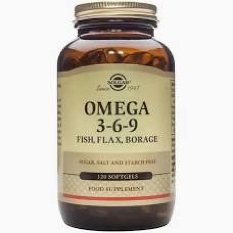 Solgar Omega 3-6-9, 60 cápsulas