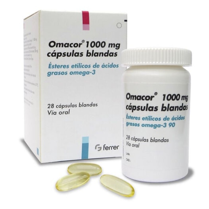 Omacor 1000 mg x 30 Cápsulas Blandas Omacor 1000 mg x 30 Cápsulas Blandas