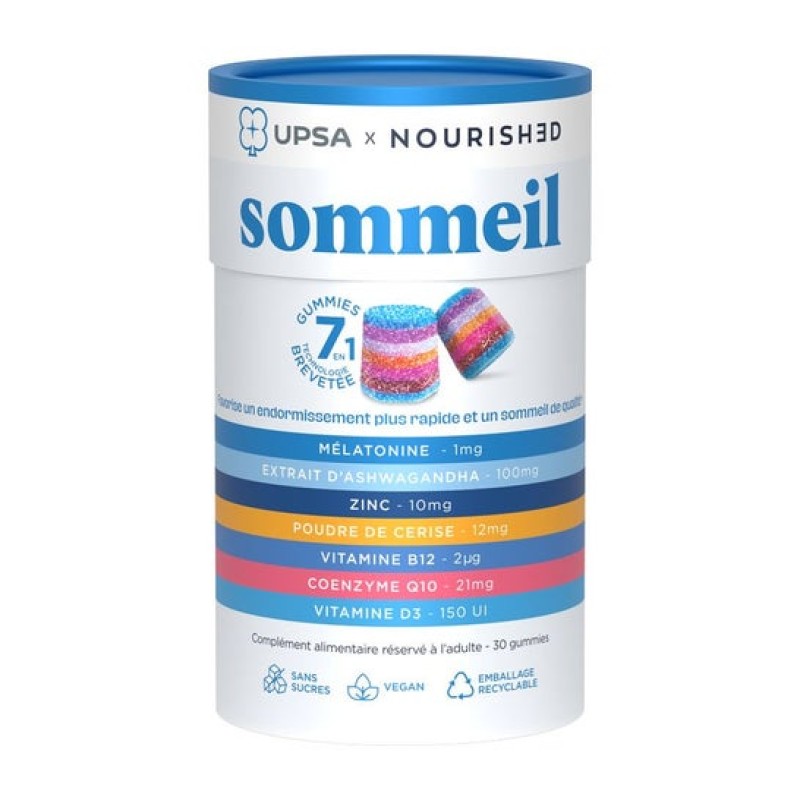 Upsa Nourish Sleep 7 En 1 Gomitas 30uds