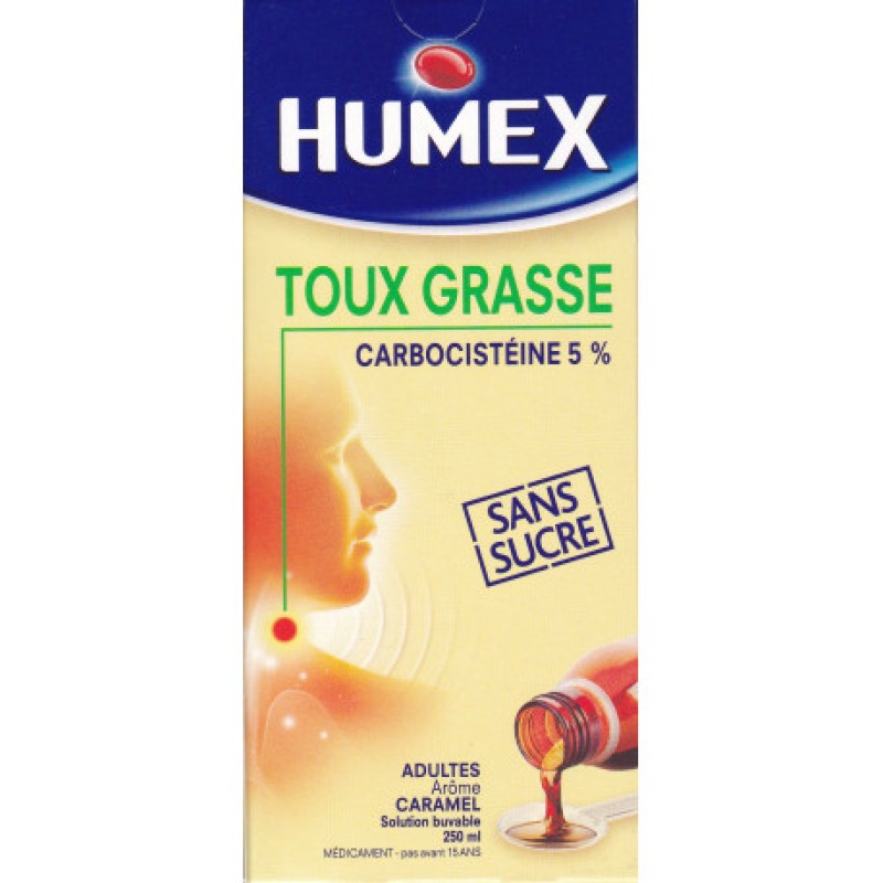 Humex Tos Grasa jarabe sin azúcar 250 ml