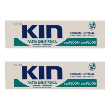 Kin dentífrico anticaries 2 x 125 ml Kin dentífrico anticaries 2 x 125 ml