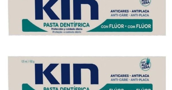 Kin anticaries toothpaste 2 x 125 ml