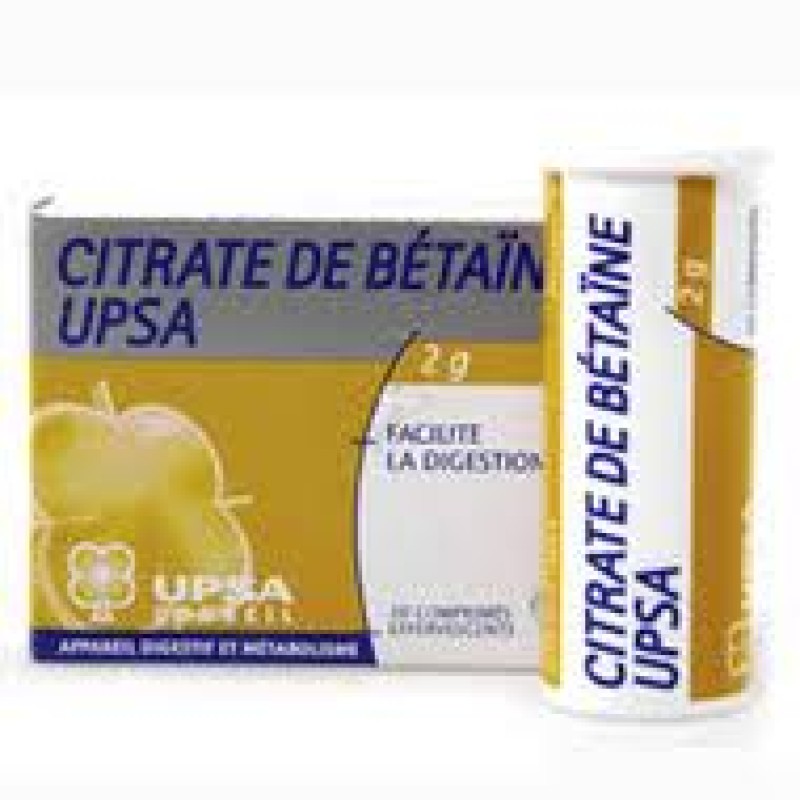 Citrate de Betaine Upsa 20  comp-5.15€ -Farmacia Andorra online