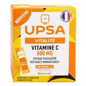 Vitamin C 500 mg 10 sachets Upsa