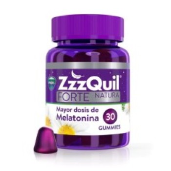 ZZZQUIL Natura Forte Melatonina Sabor Frutos del Bosque 30 Gominolas ZZZQUIL Natura Forte Melatonina Sabor Frutos del Bosque 30 Gominolas