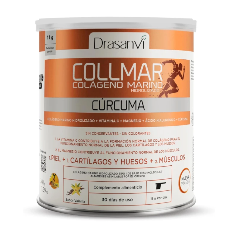 Collmar Collagène marin, magnésium et curcuma 300 g 