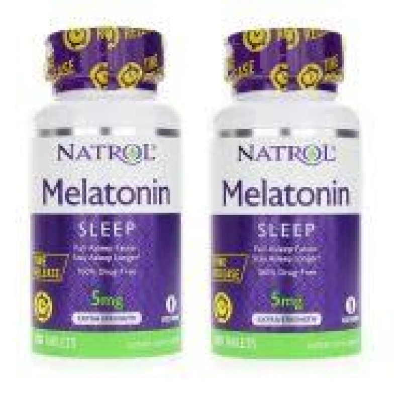 Melatonina Natrol 5mgr Time Release 100 cp -pack x 2
