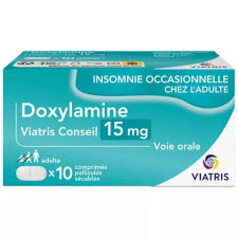 Doxylamine générique 15 mg 10 cp