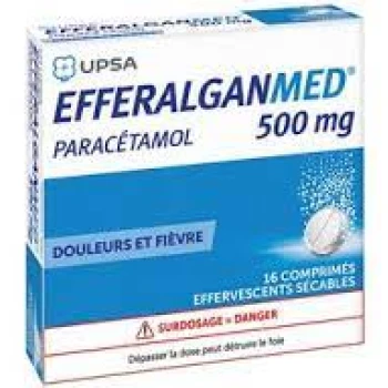 Efferalganmed 500 mg 16 effervescent tablets