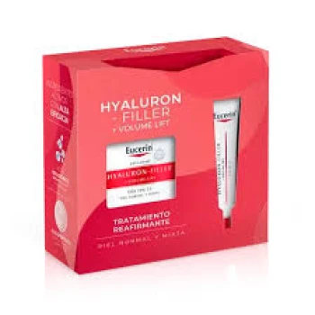 Eucerin Pack Hyaluron-Filler Volume-Lift Piel Normal y Mixta Spf 15 50 ml + Contorno de ojos 15 ml