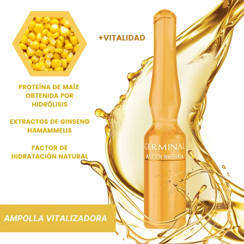 Germinal Acción Inmediata Piel Seca, 5 Ampollas
