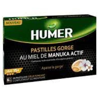 HUMER Lozenges with liquid heart of MANUKA honey IAA 15+ tablets