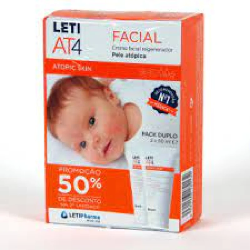 Leti A4 Pack x 2 Facial Cream Atopic Skin