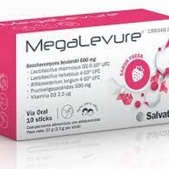 Megalevure 10 sobres sabor fresa 