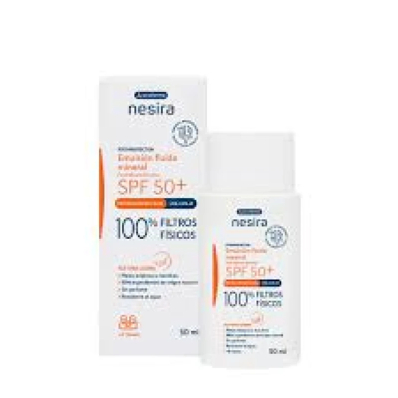 Acofarma Nesira Emulsión Fluida Mineral SPF 50+ , 50 ml