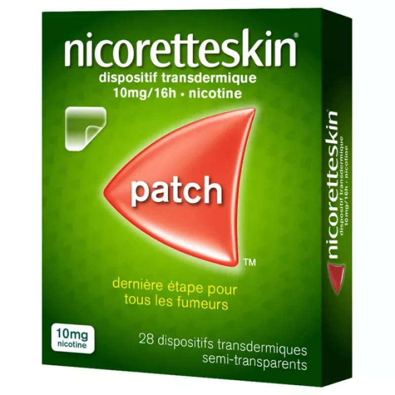 NicoretteSkin 10 mgr/16 horas 7 parches de nicotina