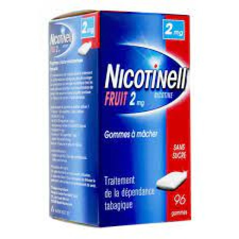 Nicotinell 2 mg 96 fruit-flavored sugar-free chewing gums