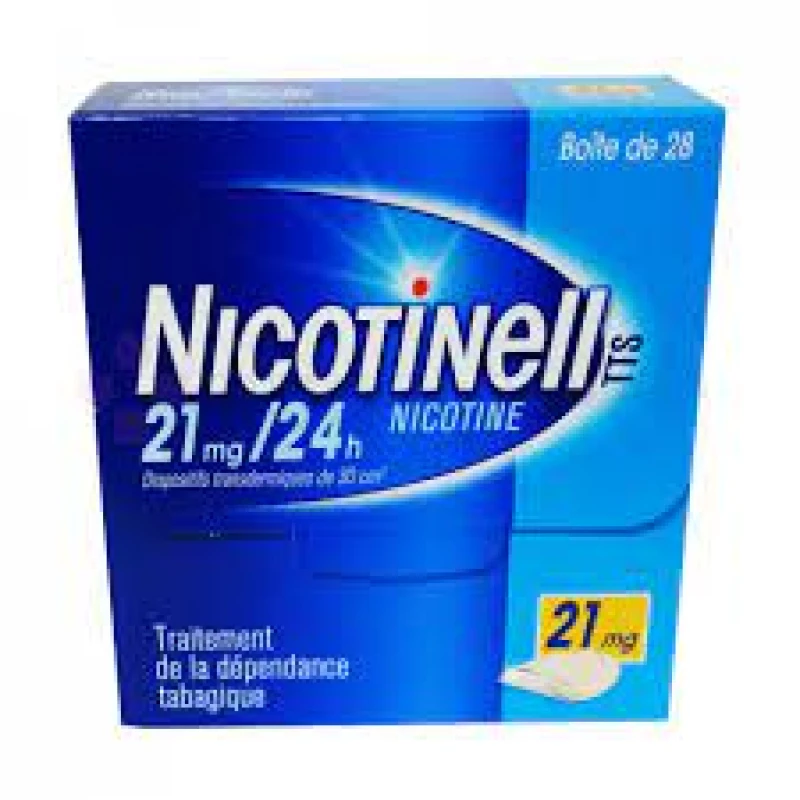 Nicotinell nicotine patches TTS 28 patches 21 mg/24 hours.