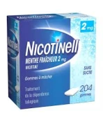 Nicotinell 2 mgr 204  chicles de menta fresca sin azúcar