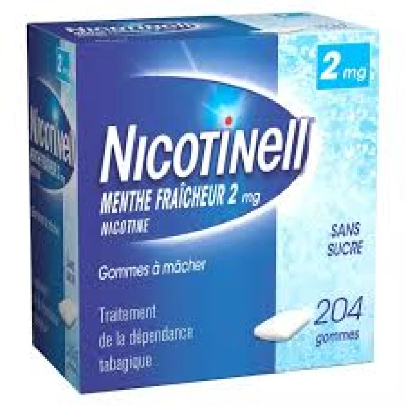 Nicotinell 2 mg 204 fresh mint sugar-free chewing gums