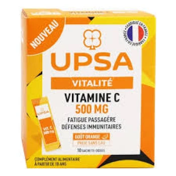 Vitamine C 500 mg 10 sachets Upsa