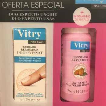 Vitry soin réparateur pro expert pour ongles 10 ml + cadeau dissolvant 75 ml