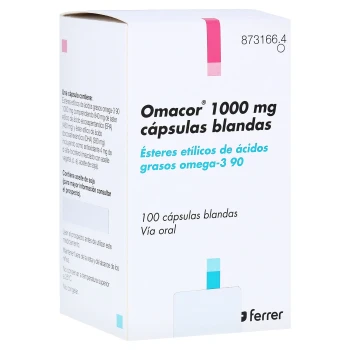 Omacor 1000 mg x 100 Cápsulas Blandas