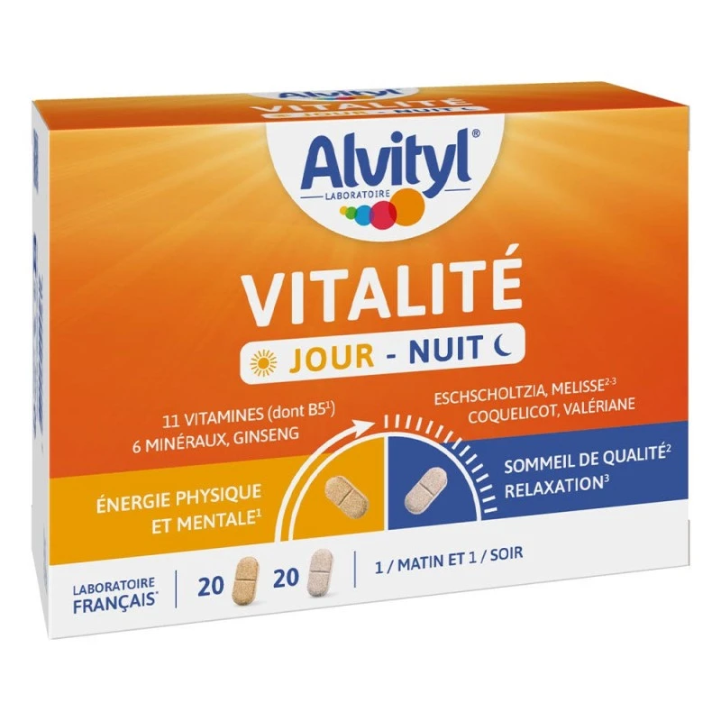 Alvityl Vitalidad Día Noche 40 comprimidos