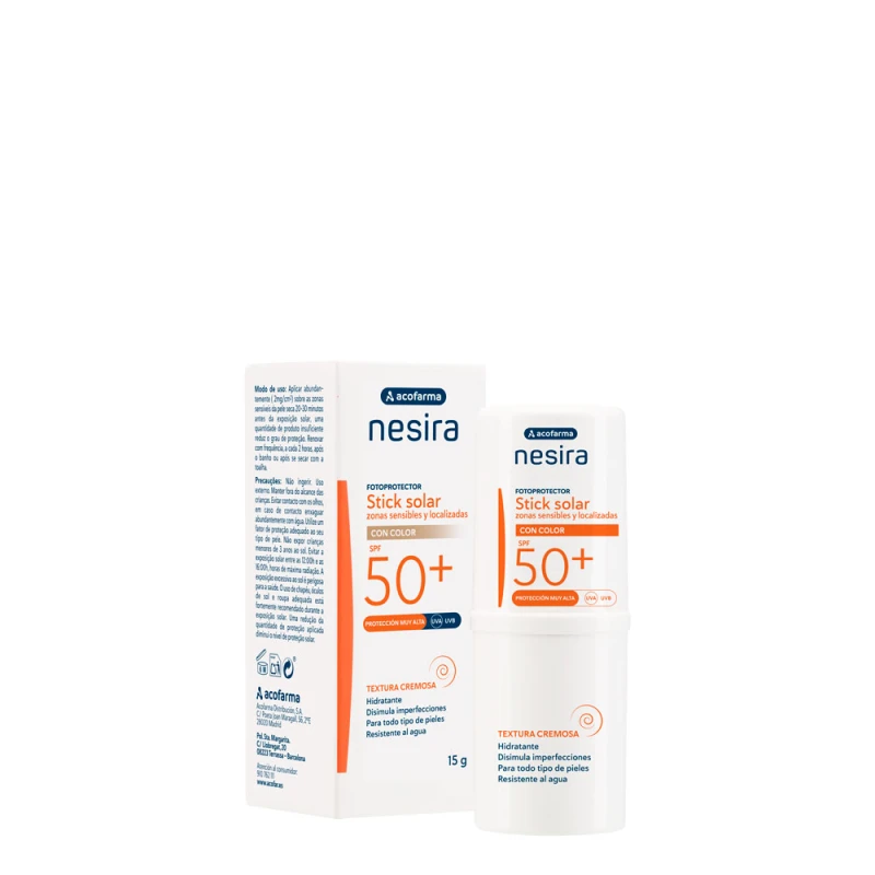 Acofarma Nesira Stick Solar Zonas Sensibles SPF50+