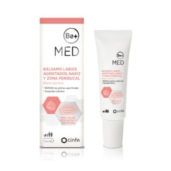 Be+ MED Baume Lèvres Gercées et Agressées Effet Barrière 15ml