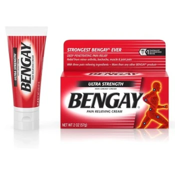 BENGAY Crema con Lidocaína al 4% con aroma a Jazmín Tropical