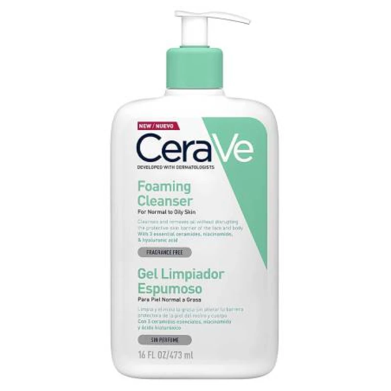 CERAVE FOAMING CLEANSER GEL 473 ML