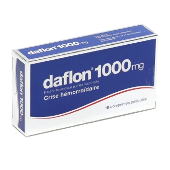 Daflon hemorrhoids 1000 mg 18 tablets