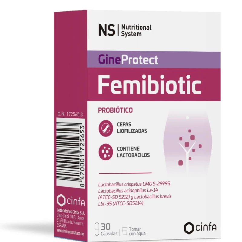 NS GINEPROTECT FEMIBIOTIC 30 CAPSULES