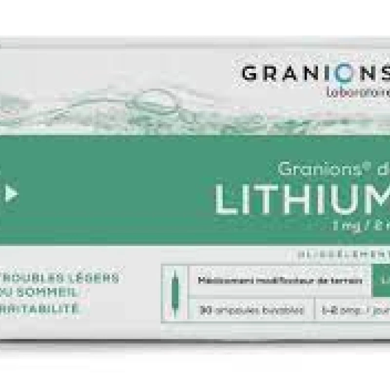 Granions of LITHIUM 2 ml 30 ampoules