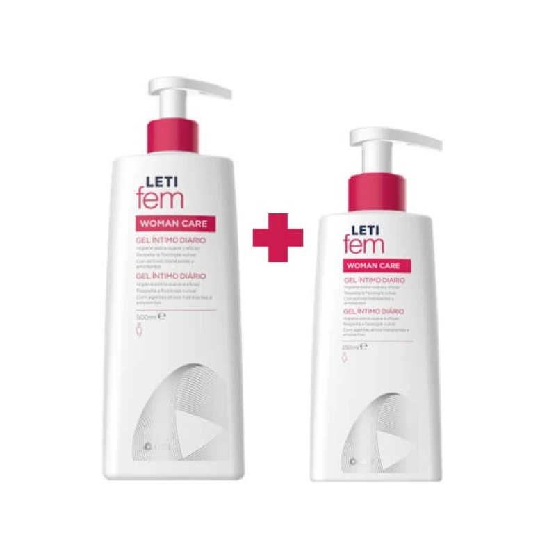 Letifem Woman Intimate Gel Pack 500ml+250ml
