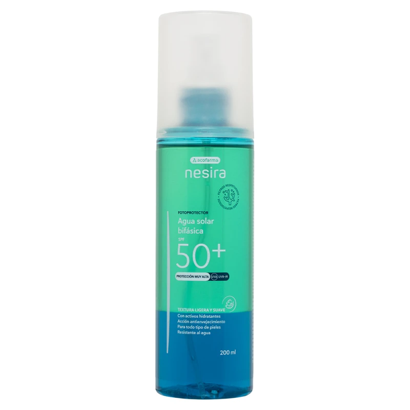 Agua Solar Bifásica SPF50+
