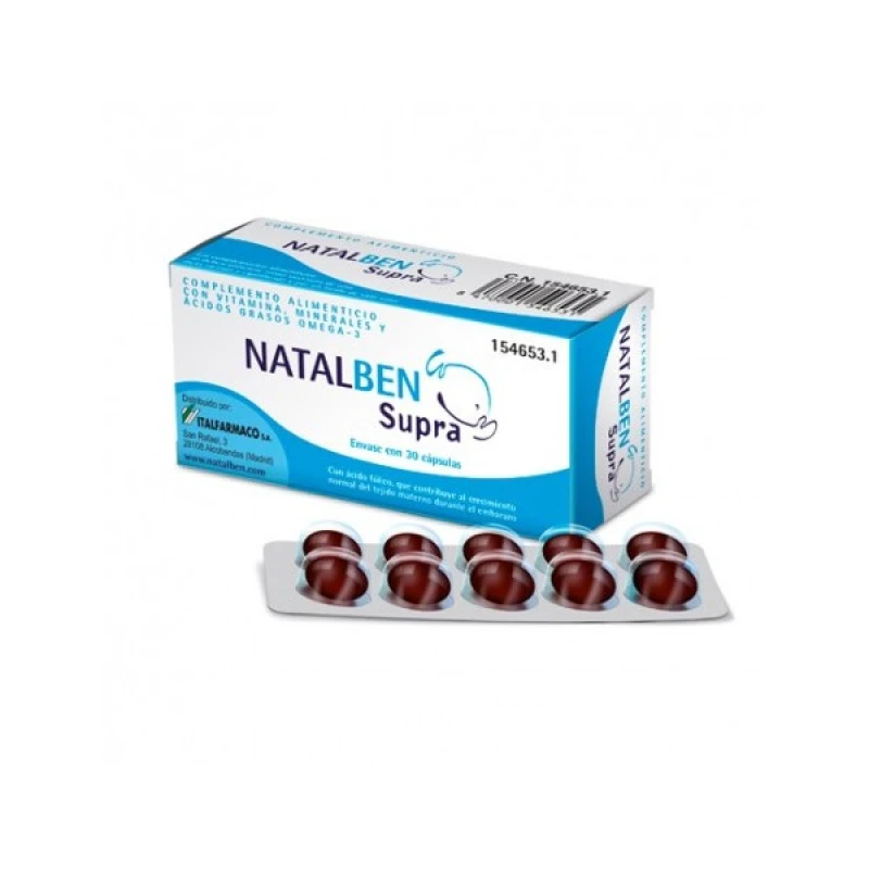 Natalben Supra 30 cápsulas