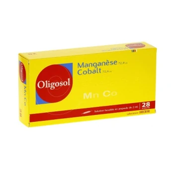 Oligosol Labcatal MANGANÈSE-COBALT 28 ampoules