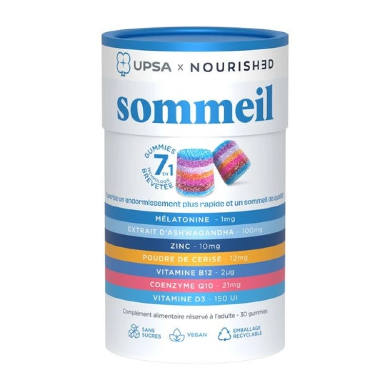 Upsa Nourish Sleep 7 En 1 Gomitas 30uds