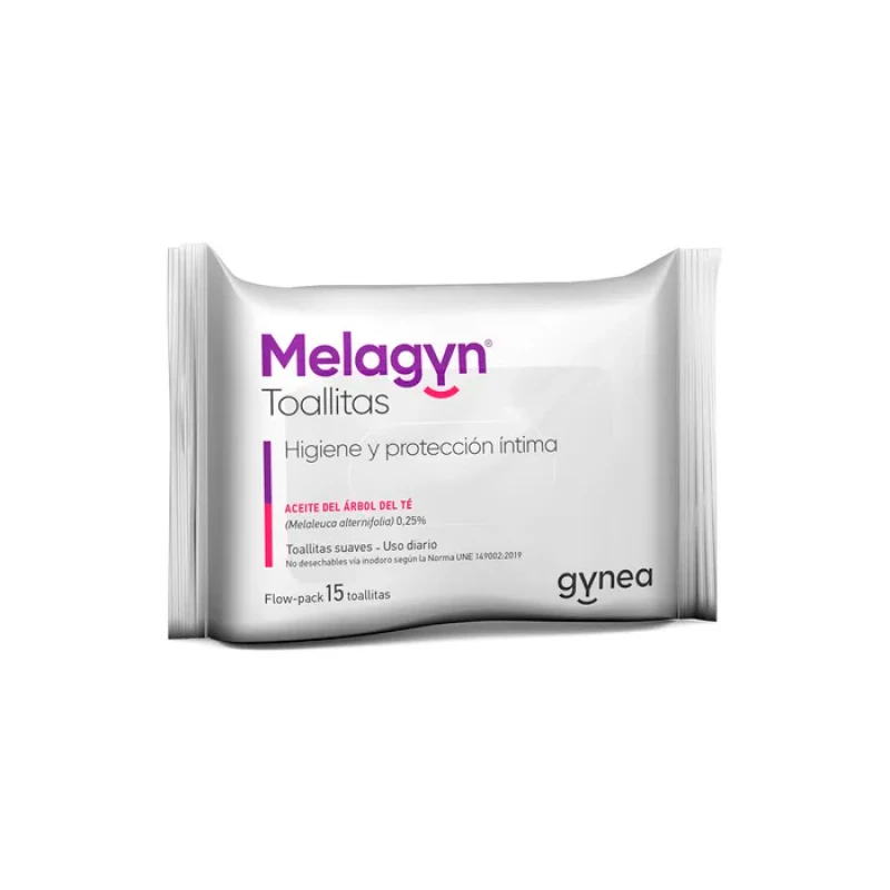 Melagyn Flow Intimate Hygiene Wipes 15 Units