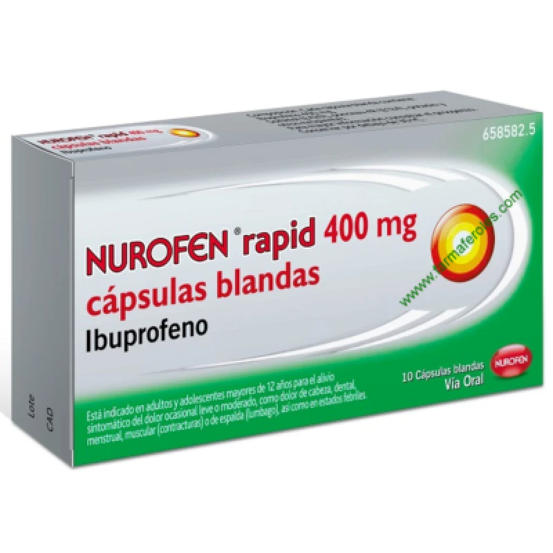 NUROFEN RAPID 400 MG - 10 CAPSULES